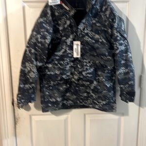 Men's Blue Camouflage Field Jacket